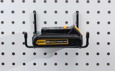 Cordless Tool Battery Storage: How to Organize and Protect Your Batteries on Pegboard